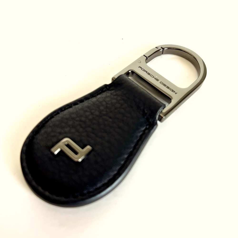 Porsche Design Keyring Drop black leather